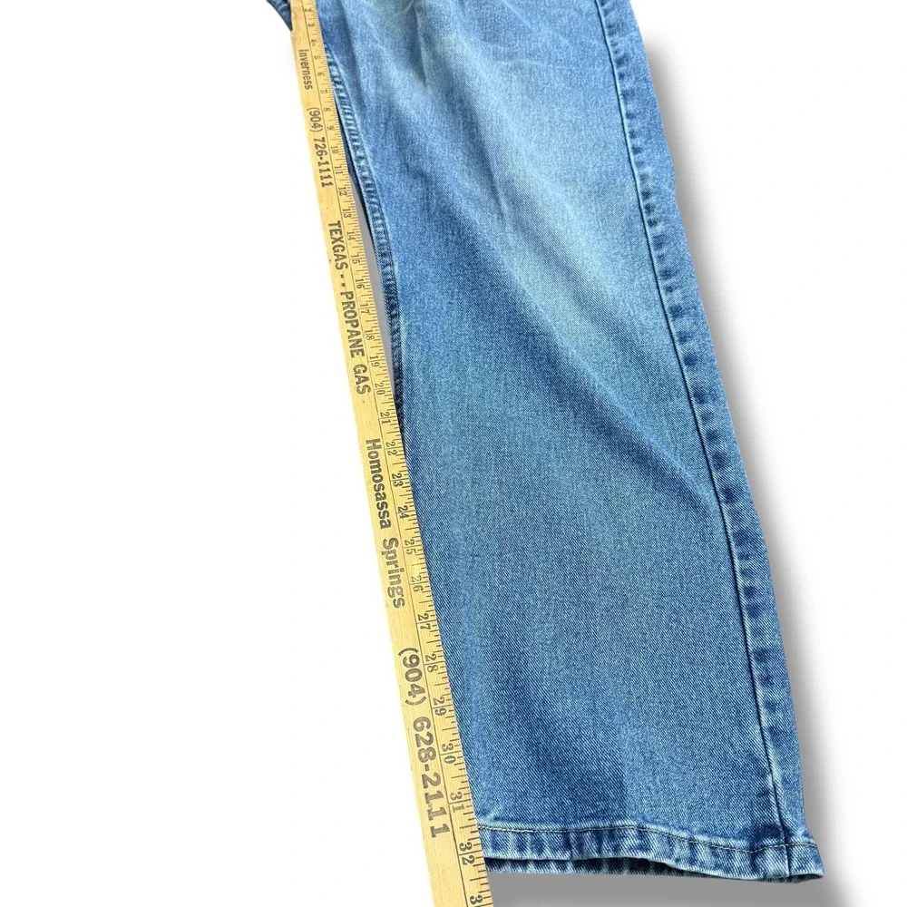 Wrangler Mens Jeans 40x32 Authentic Western Denim Blue Straight Fit‎